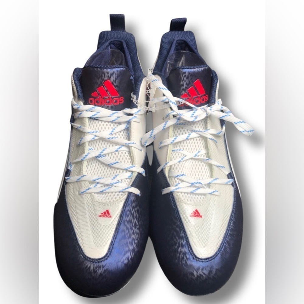 💥 NWT Blue & Red Adidas Football Cleats 14
